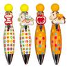 Creative Ballpoint Pen Smooth Writing Twisting Bowling Ball Pen Dopamine Vibrant