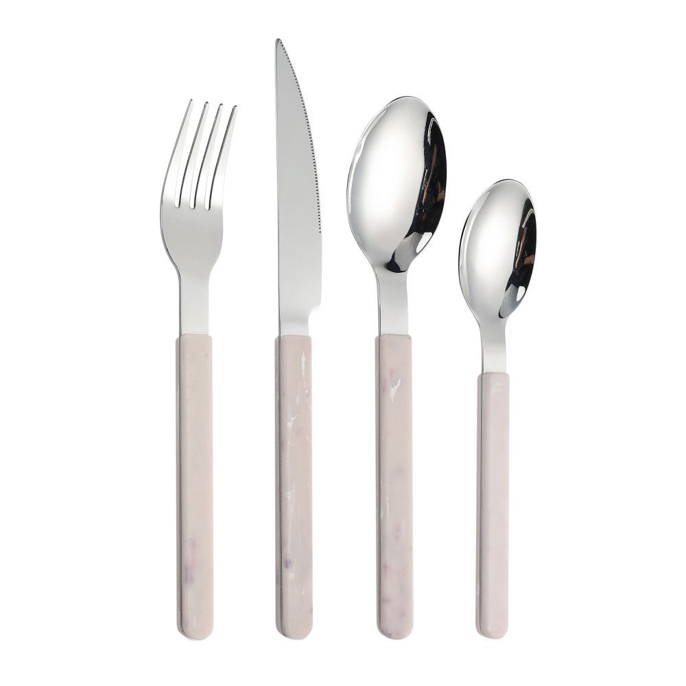 430 Stainless Steel Knife and Fork Set Dune Series Bistro Western Tableware Steak Knife and Fork Dessert Spoon and Fork