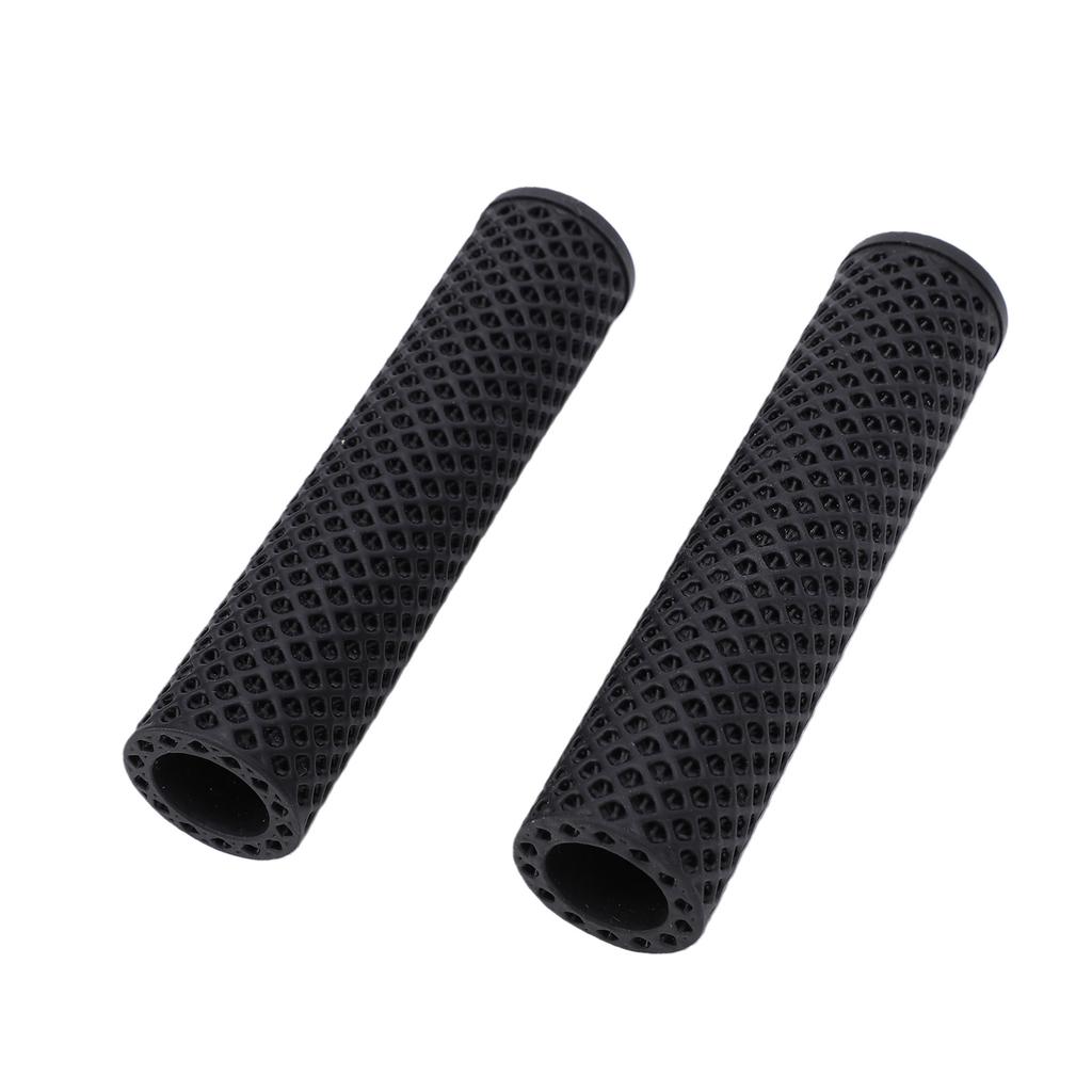 Bike Handlebar Grips 3D Printed Non Slip Shock Absorbing PU Handle Grip for Cycling Enthusiasts Commuters Indoor