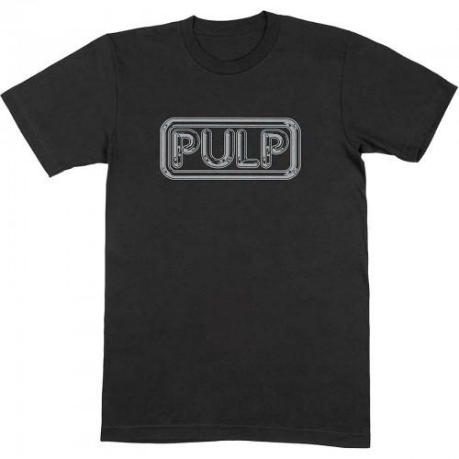 Pulp Unisex Adult Different Class Logo Cotton T-Shirt S чёрный