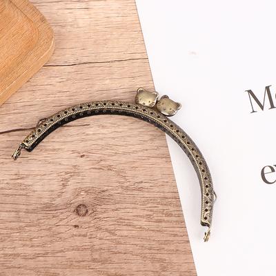1Stk 8,5/10,5/12,5Cm Katzenkopf Metall Geldbörsenrahmen Henkel für Clutch Tasche Handtaschenherstellung Verschluss Schloss Taschenzubehör