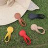 1pc Faux Leather Magnetic Hat Clip-Portable Wall-Mounted Bag Hanger for Hats,Secure Magnetic Closure Stylish Design for Handbags