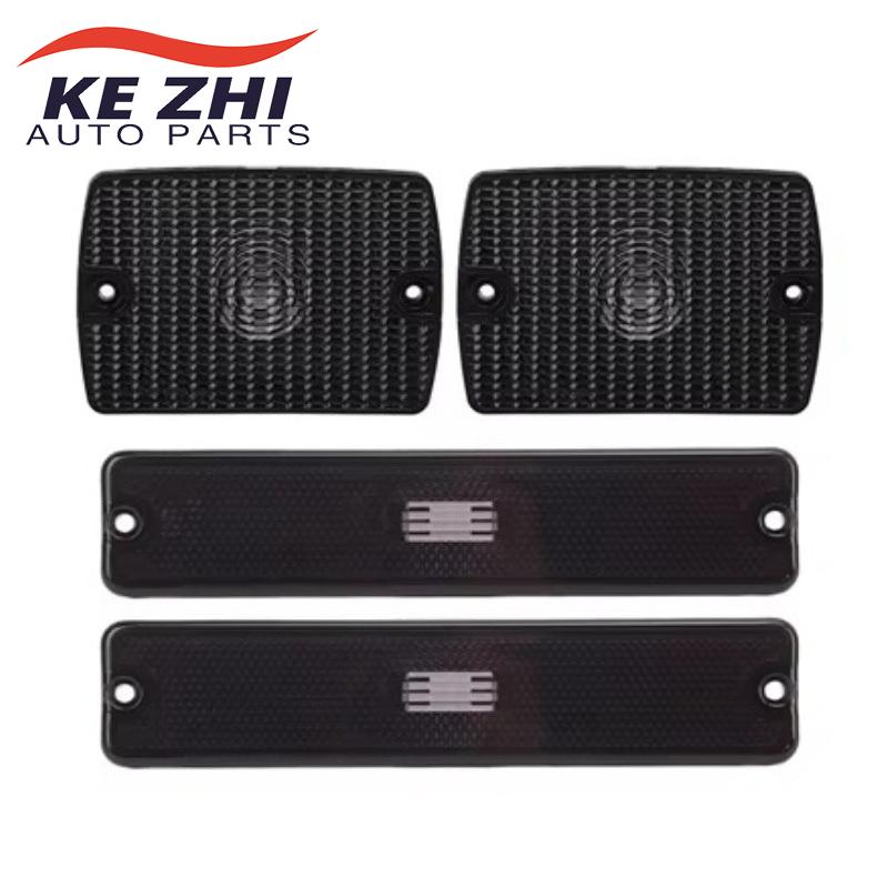 56001378 4Pcs Smoked Bumper Signal Fender Side Marker Light Suitable For Jeep Wrangler YJ 1987-1995 CH2520111