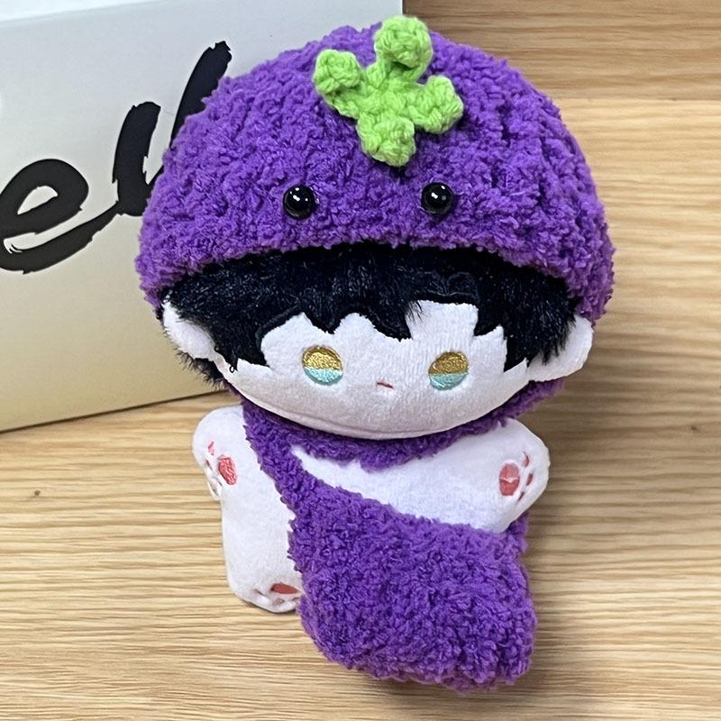

10cm Boys Sunflower Head Set Plush Toys Tomato Eggplant Fruit Doll DIY Small Accessories for Boys and Girls Birthday Gifts