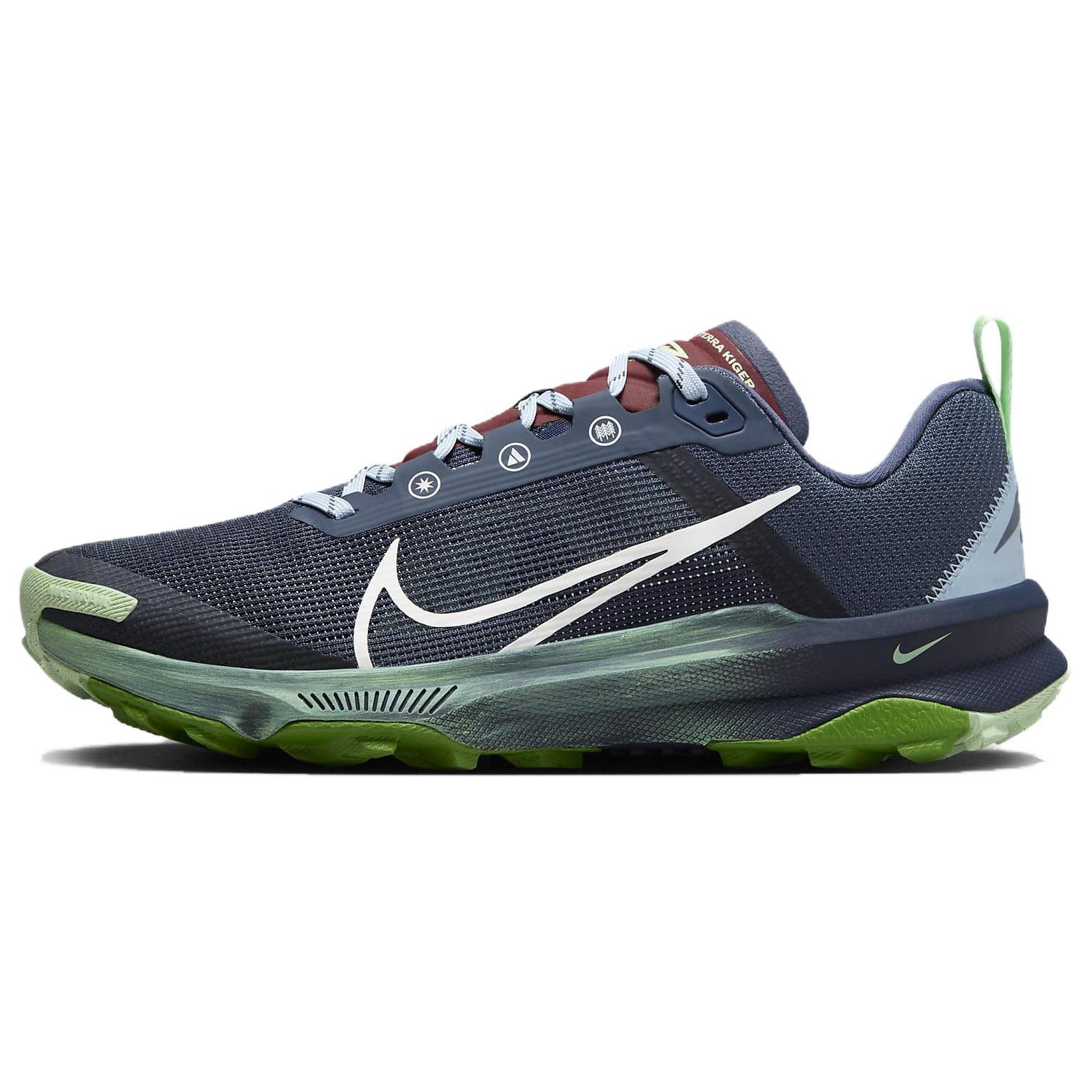 

Nike React Terra Kiger 9 Thunder Blue Vapor Green Light Armory Blue Summit White Women s DR2694-403 39