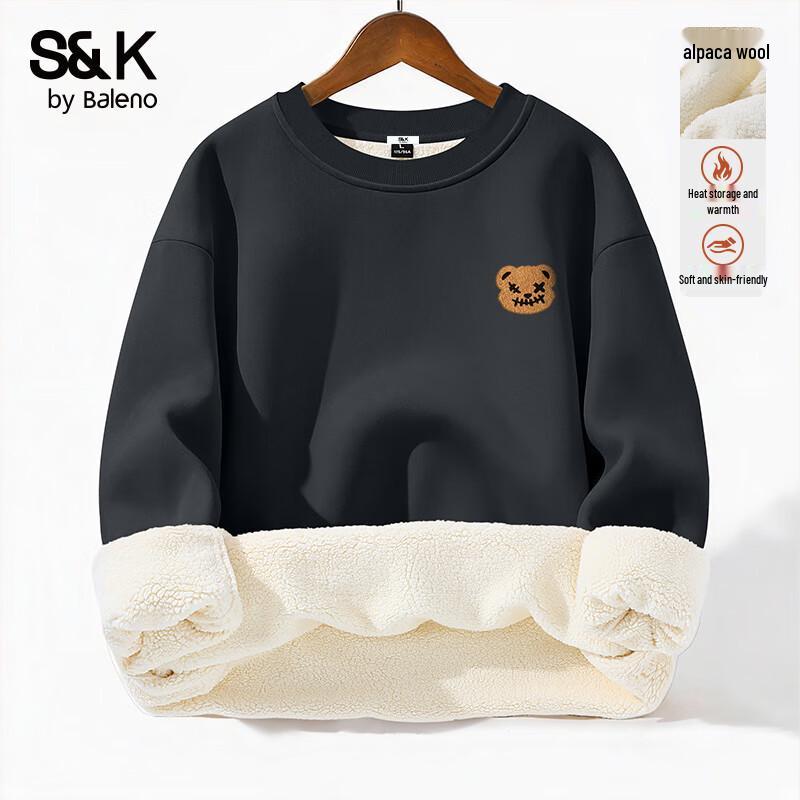 Baleno Men s S&K Series Winter Fleece Lined Crewneck Sweatshirt 3XL