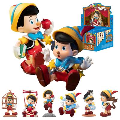 TOP TOY Disney Series Box of Gachapon Blind Box Plastic Premium Soft Vinyl Birthday Pinocchio Collectible "Pinocchio's Diary" [Assorted 6] Figures,