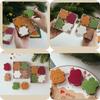 4Pcs/Set Christmas Gift Scented Candle Santa Snowman Xmas Tree Gingerbread Man Shape Fragrance Candle New Year Party Home Decor