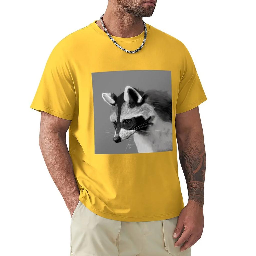 Raccoon T-Shirt sublime t shirt anime T-shirts for cotton
