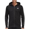 adidas 3-Stripes Hoodies Black Men's S98786
