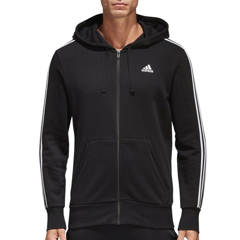 adidas 3-Stripes Hoodies Black Men's S98786