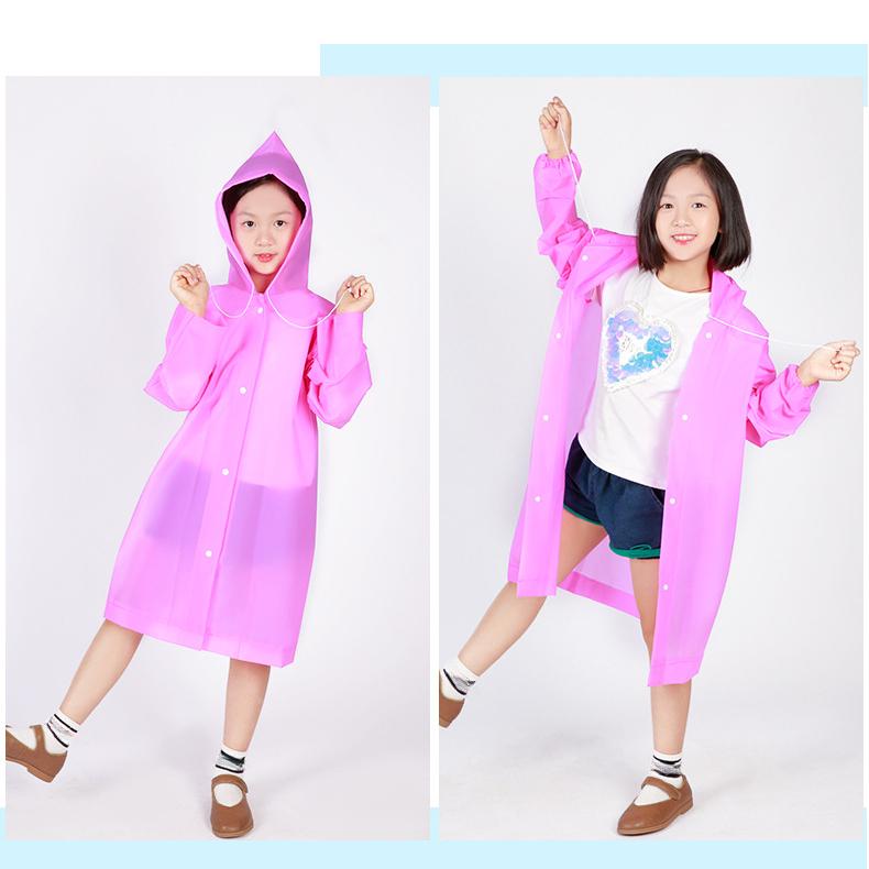 

1 шт. плащ с рисунком утки и лягушки для детей, непромокаемый детский дождевик, плащи для мальчиков и девочек, фартук, высота 100 ~ 145 см