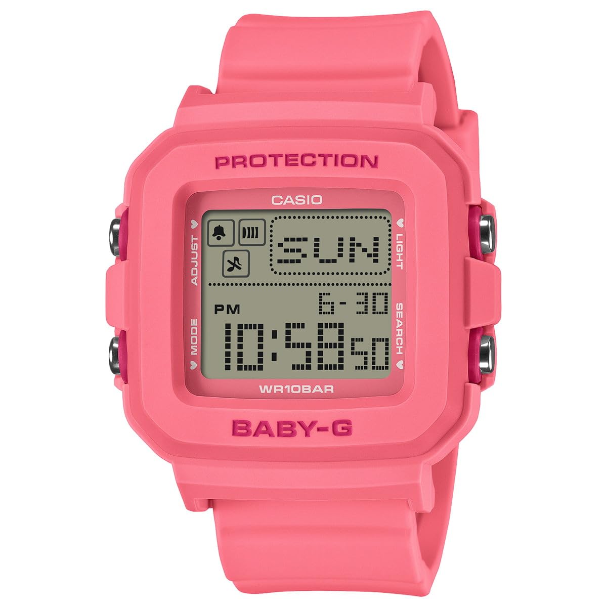 

Casio Розовые Часы BABY-G+PLUS BGD-10KH-4JR Женские розовый