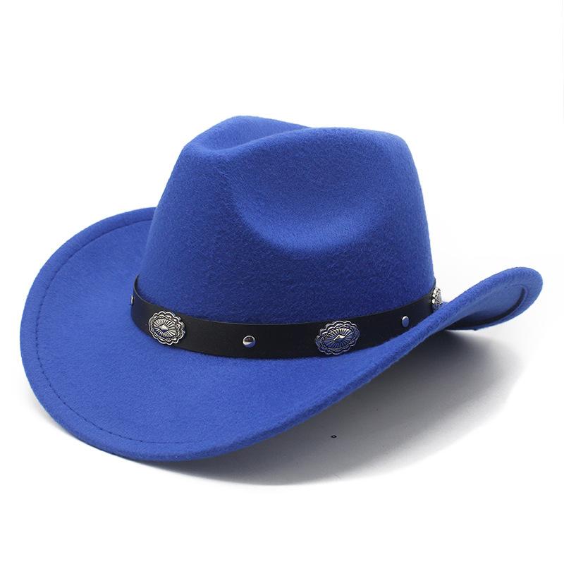 European, American and Western Cowboy Hats, Woolen Jazz Top Hats, Men's and Women's Big-brimmed Sun Hats, Dinner Travel Hats
