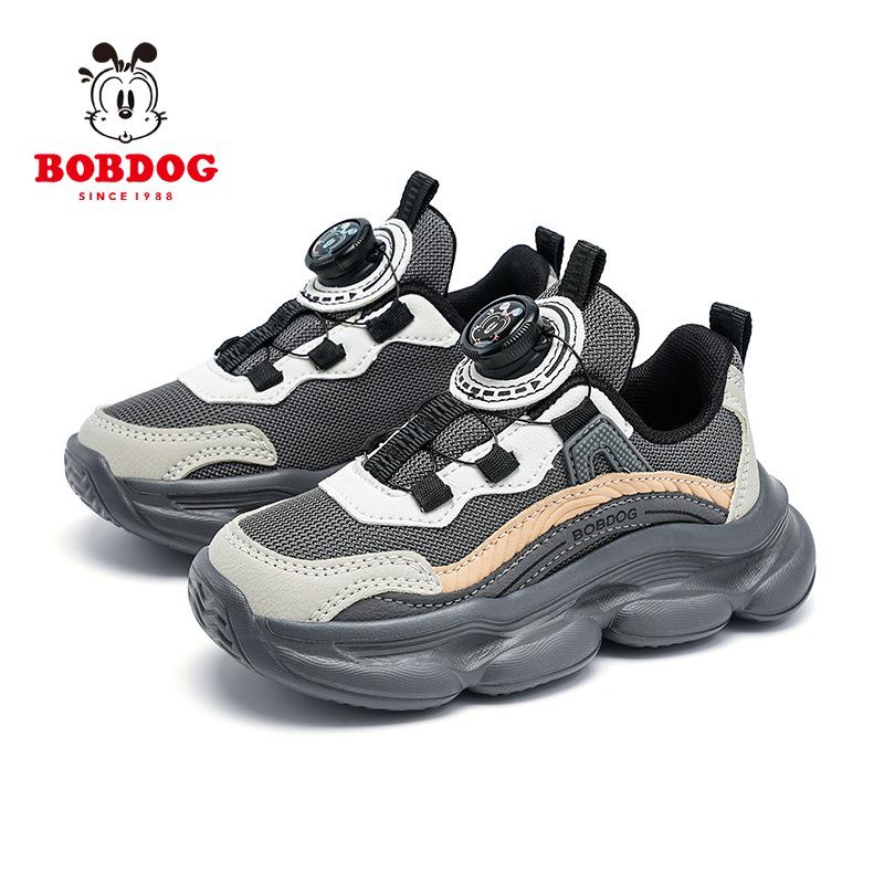 Bobodou Boys' Cotton Sports Shoes - Spring 2026 Collection, Medium & Large Sizes, Double Mesh, Warm & Breathable.