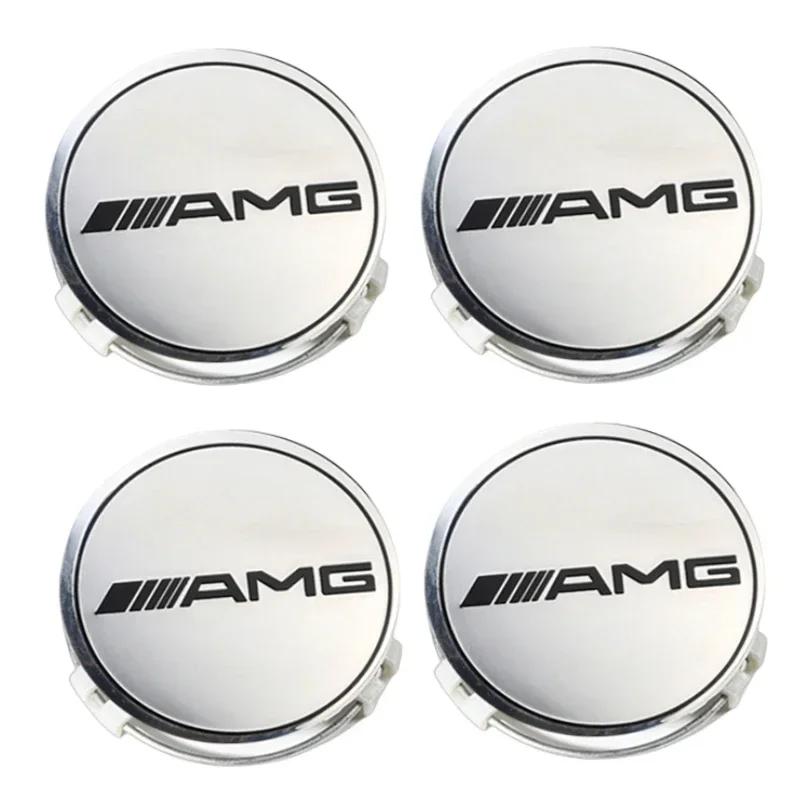 Car Sticker 75mm Car Wheel Hub Center Cover for  Mercedes Benz W203 W204 W205 W209 W210 W211 W212 W176 W166 W163 W221 Auto Acces