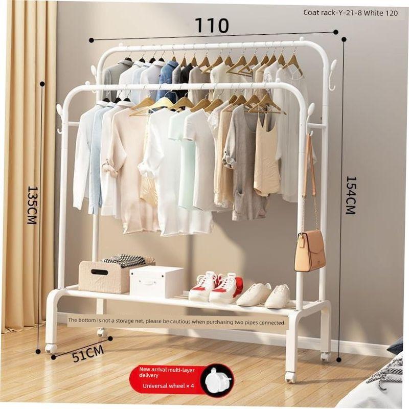 Hanging Clothes Rack One-pole Hanger Bedroom Simple Drying