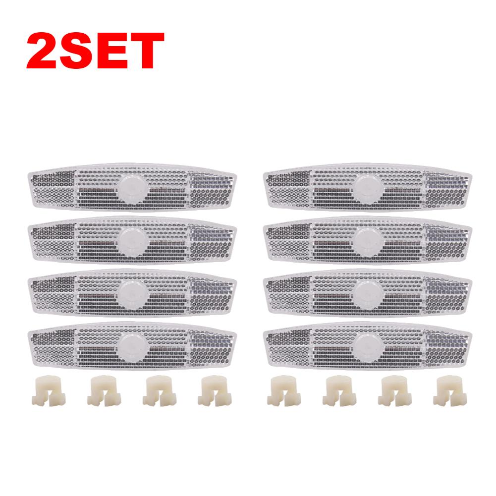 4PCS/Set Bike Spoke Reflectors Bikes Safety Reflector Lights Bicycle Wheel Safety Warning Spoke Reflective Clips Bike Accessory