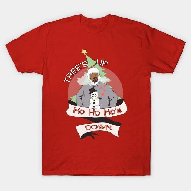Tree s Up, Ho Ho Ho s Down Made in Australia T-Shirt 2XL