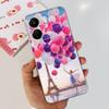 For Xiaomi Poco C65 Case for PocoC65 Silicone Funda Para Capa Coque Soft Phone Cases Back Cover Marble Flower Pattern Shockproof