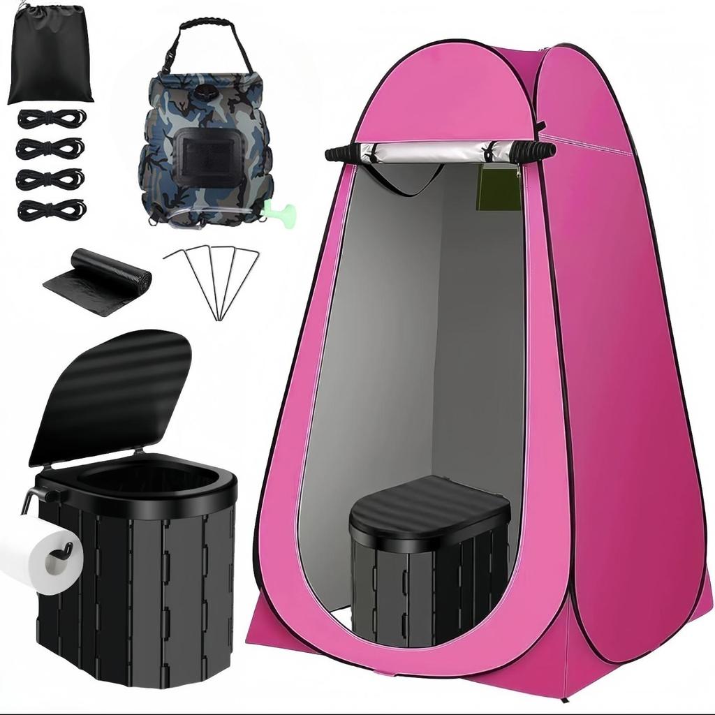 Portable Folding Car Toilet Tent for Camping, Road Trips & Emergencies