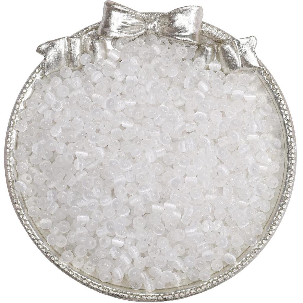 4mm High-Quality Glass Cat's Eye Seed Beads for Handmade DIY Jewelry and Accessories.