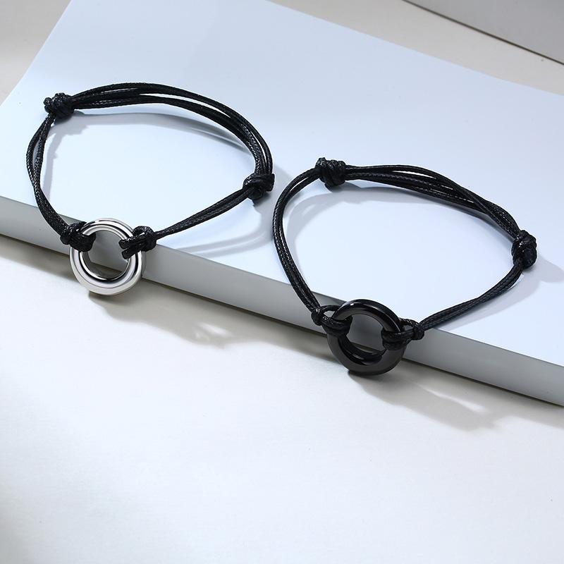 Circle of Life Eternity Love Karma Necklaces,Memorial Pendant Ashes Necklace Bracelets for Women Men,Keepsake Cremation Zircon