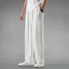 Pantalones Casuales de Lino de Lujo Ligero para Hombre Vonsrman - Estilo Chino, Otoño, Corte Holgado, Talla Grande, Corte Recto