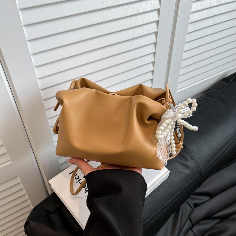 Women's New Fashion Cute Cloud Design Multiway Shoulder Crossbody Handheld Bucket Bag - Summer Casual Versatile Daily Beach Tote