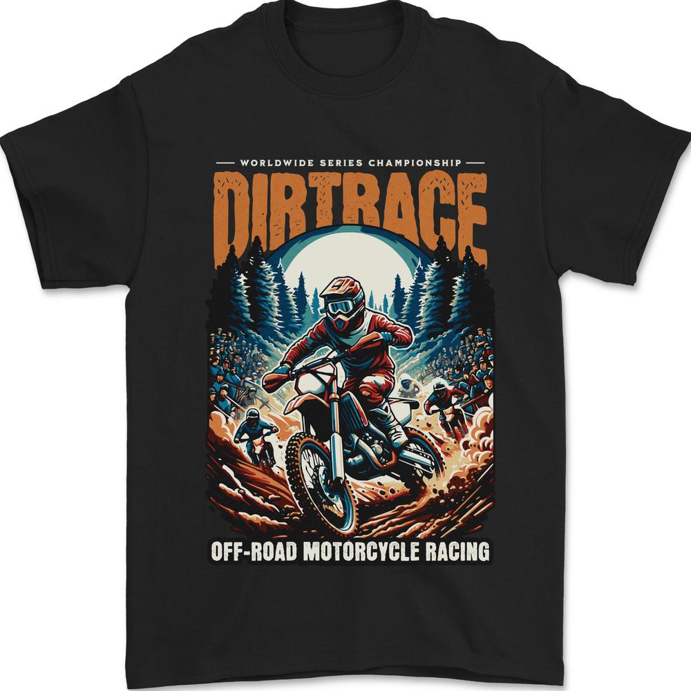 Dirt Race Motocross MotoX Dirt Bike Unisexs TShirt 100 Cotton S