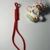 Handmade Multicolor Woven Bag Pendant & Phone Lanyard Rope Ornament