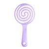 Hanging Hole Solid Color Hair Brush Mosquito Coil  Shape Scalp Massage Comb  Hair Accessories