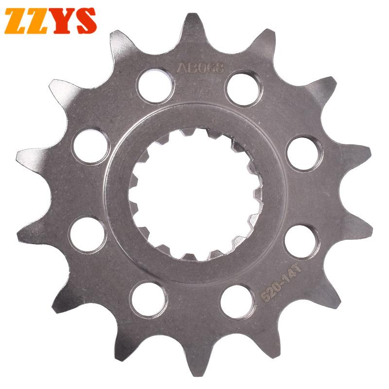 520 14T Tooth Front Sprocket Gear Star Pinion For Yamaha ATV YFM700 2006-2024 18 2019 2020 2021 2022 2023 YFM700R YFM Raptor 700