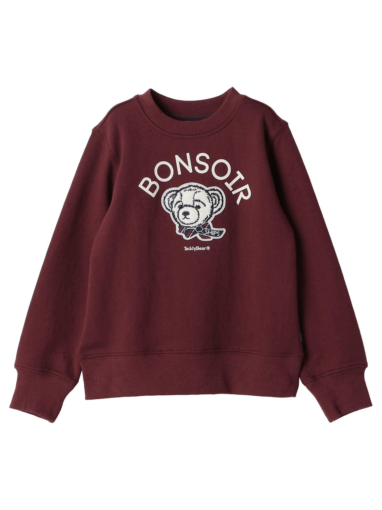 

Толстовка с мишкой Ships Colors, размеры 80-130см, 232050016, Бордовый, 110см
