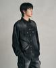 DECET Denim Shirt Dcsh006Blacka