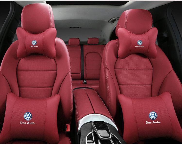 Volkswagen Autokussen voor Hoofdsteun en Lendensteun voor Sagitar, Bora, Magotan, Lavida, Passat, Lamando, Jetta, POLO.
