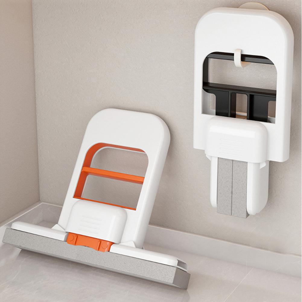 Handheld Mini Foldable Desktop Mop w/ Super Absorbent Head Sponge Cleaning Tool for Bathroom Kitchen Desktop Glass Living Room