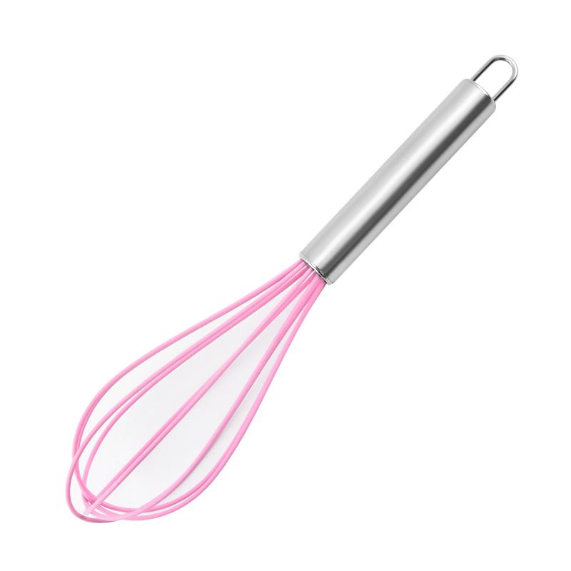 Food-Grade Stainless Steel Silicone Egg Whisk & Cream Whipper