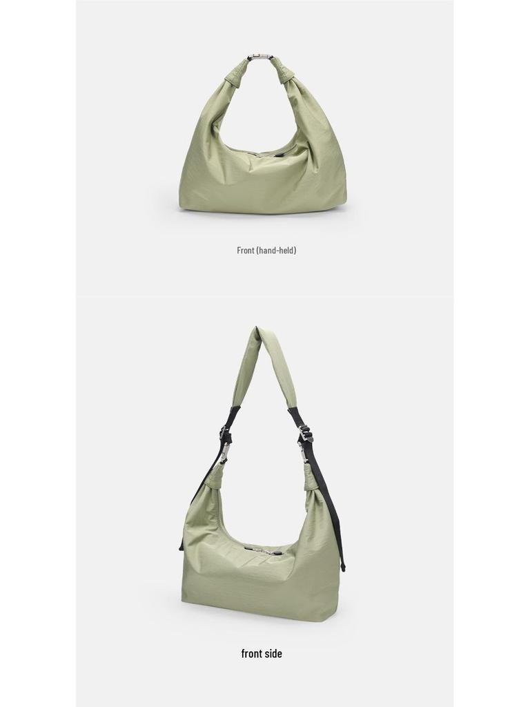 2025 Women's Casual Black Waterproof Oxford Crossbody Handbag