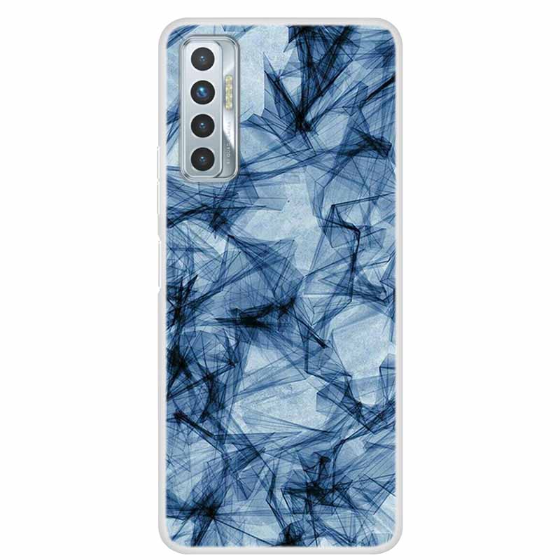 For Tecno Camon 17P Case Luxury Silicone TPU Soft Cover Phone Case For Tecno Camon 17 CG7 CG6 Coque Shockproof Marble Funda Capa