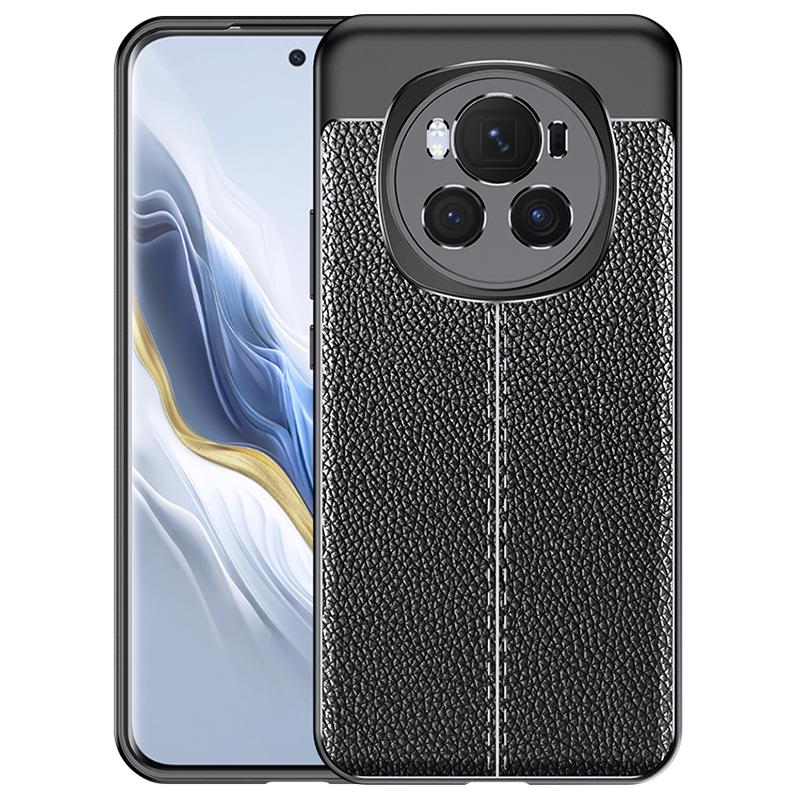

Для Honor Magic6 5G TPU чехол Litchi Texture Phone Back Cover Protector A