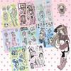 Domi Korean Style Sweet & Cool Girl Character Sticker Book – Creative Journal Stickers