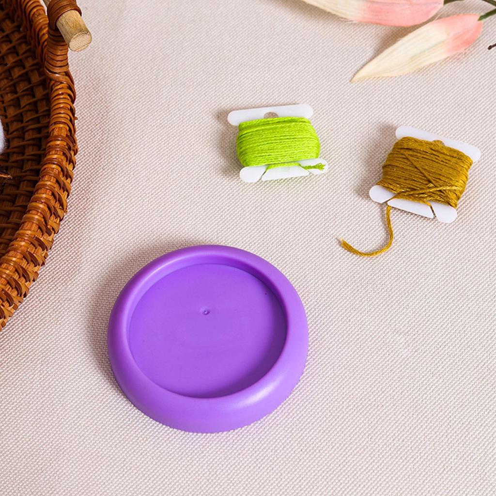 Suction Pin Cushion Durable Universal Paperclips Fittings for DIY Home Violet