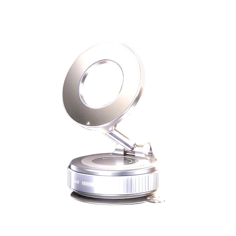 

CAFELE для Magsafe Автомобильный держатель для телефона Вакуумная присоска Магнитная подставка для телефона Регулируемый под разными углами Складное автомобильное крепление белый