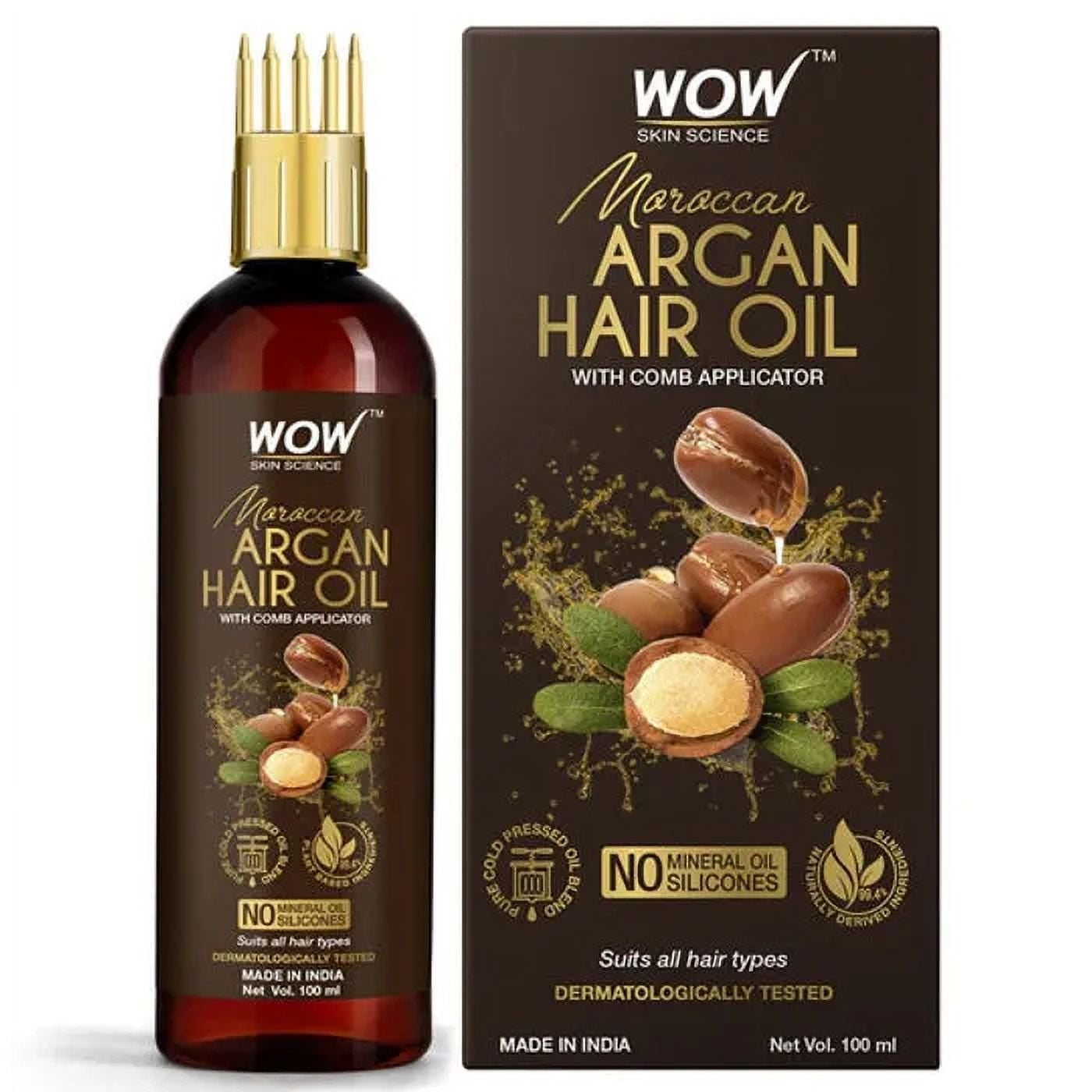 Марокканское аргановое масло для волос Wow Skin Science, 100 мл