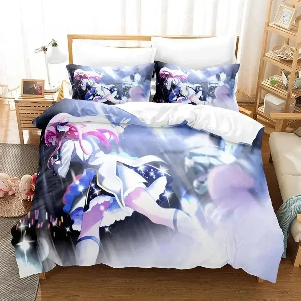 

Постельное белье Zombie Land Saga Односпальный Полуторный Двуспальный Кингсайз Комплект постельного белья Взрослый Детский Спальня Комплекты пододеяльников Комплект простыней с 3D-принтом 70x133cm 2pcs