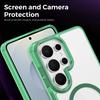 Transparent Magnetic Case For Samsung Galaxy S26 Ultra S25 FE S24 Plus S23 For MagSafe Wireless Charging Metal keys Cover Funda