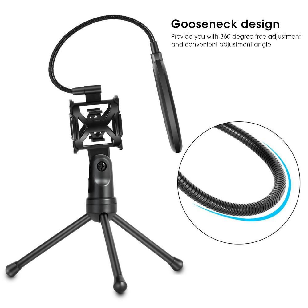 Geräuschunterdrückendes Mikrofon Anti-Sprüh-Filter für Mikrofon mit Griffdurchmesser unter 44 mm