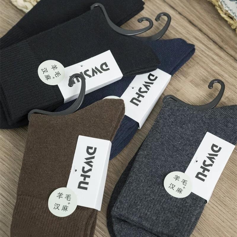 

JINGRX Мужские утолщенные шерстяные носки (4 пары)