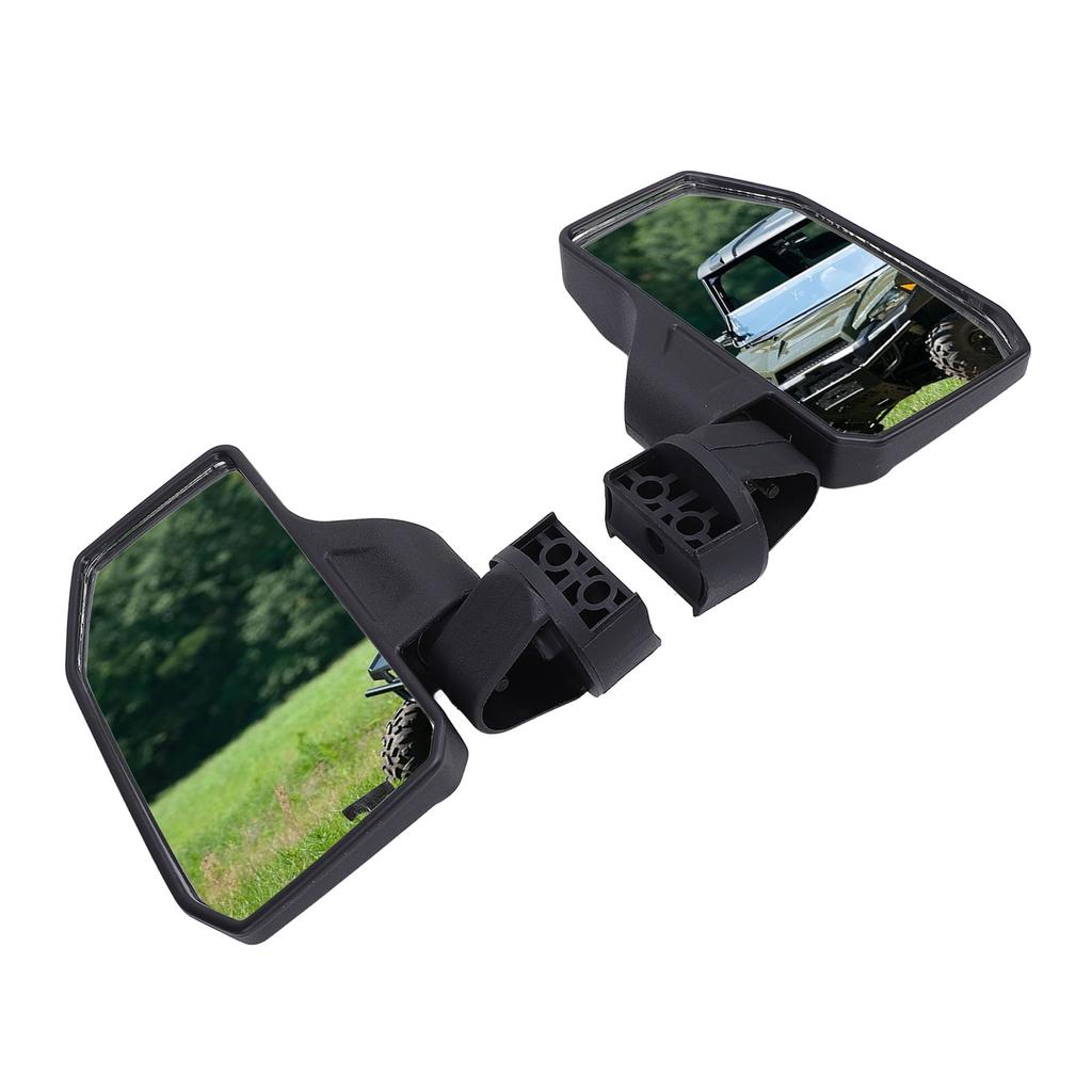 UTV Side Mirror Foldable Adjustable Clear Visibility Stable Structure Rear View Mirror Replacement for Polaris RZR XP
